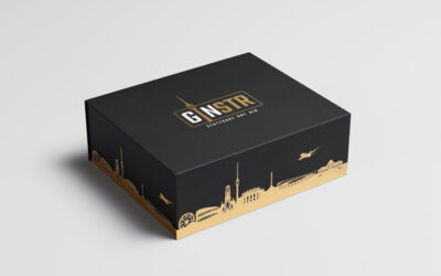 Design Geschenkverpackung „GINSTR“